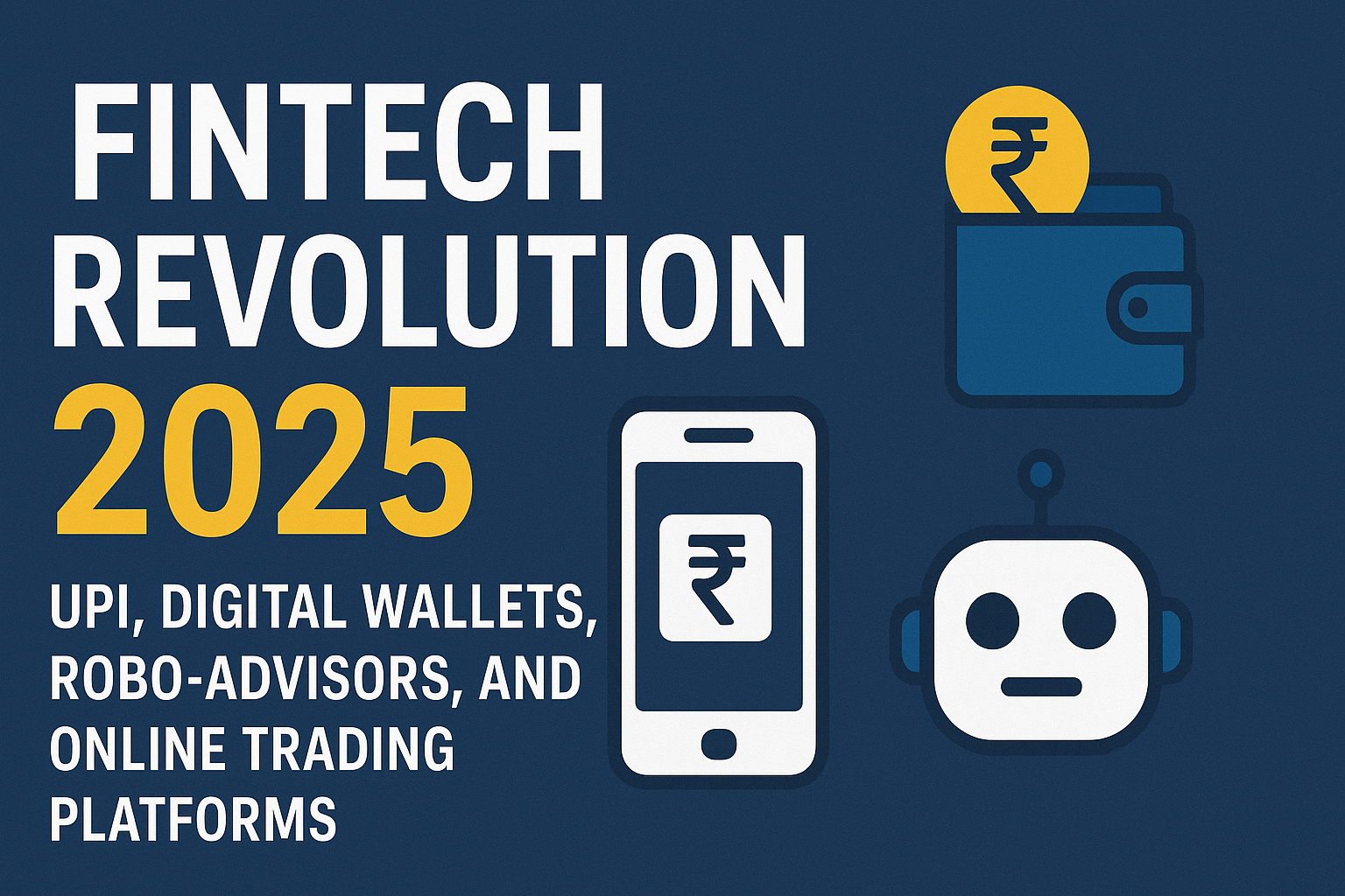 FinTech Revolution 2025: UPI, Digital Wallets, Robo-Advisors, and Online Trading Platforms