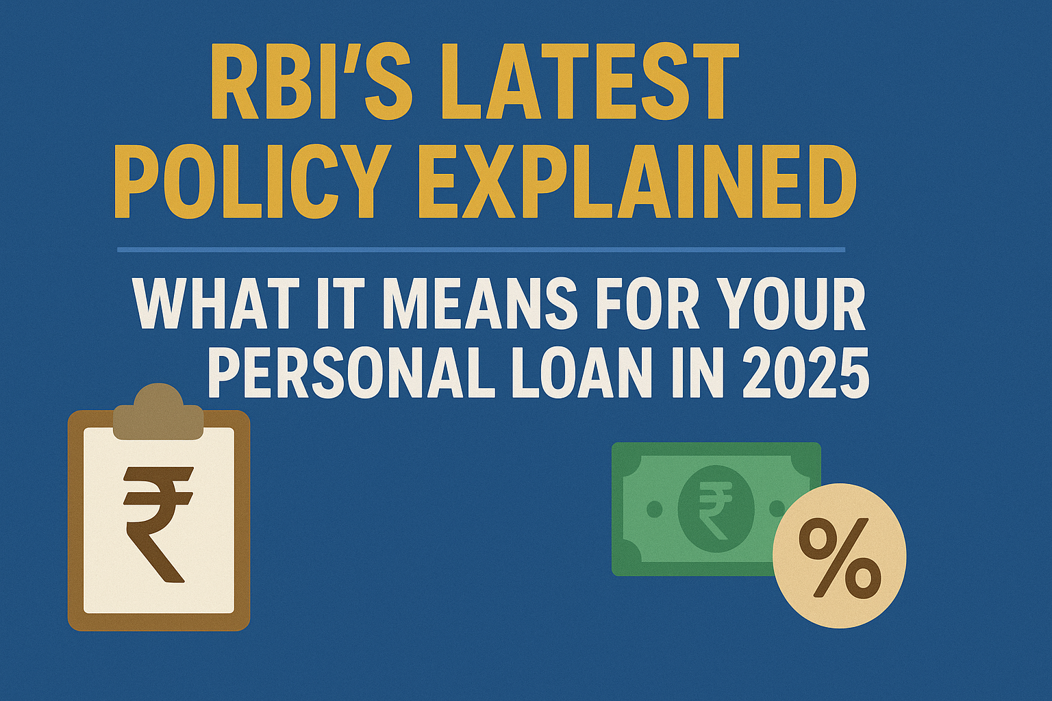 RBI’s Latest Policy Explained: What It Means for Your Personal Loan in 2025