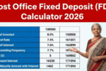 Post Office FD Calculator 2026